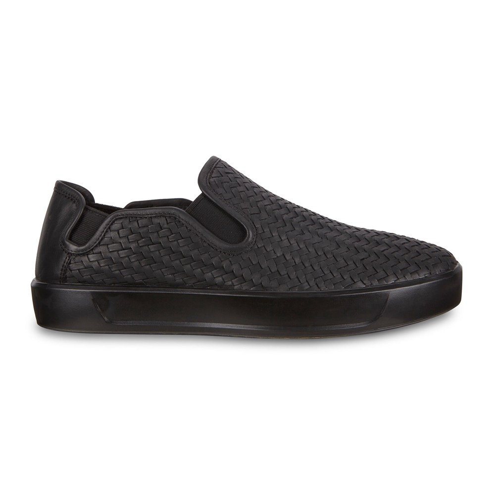 Slip On Hombre - ECCO Soft 8 Sneakers - Negros - BOL698173